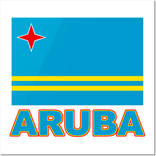 The Pride of Aruba - Aruba Flag Design Posters and Art